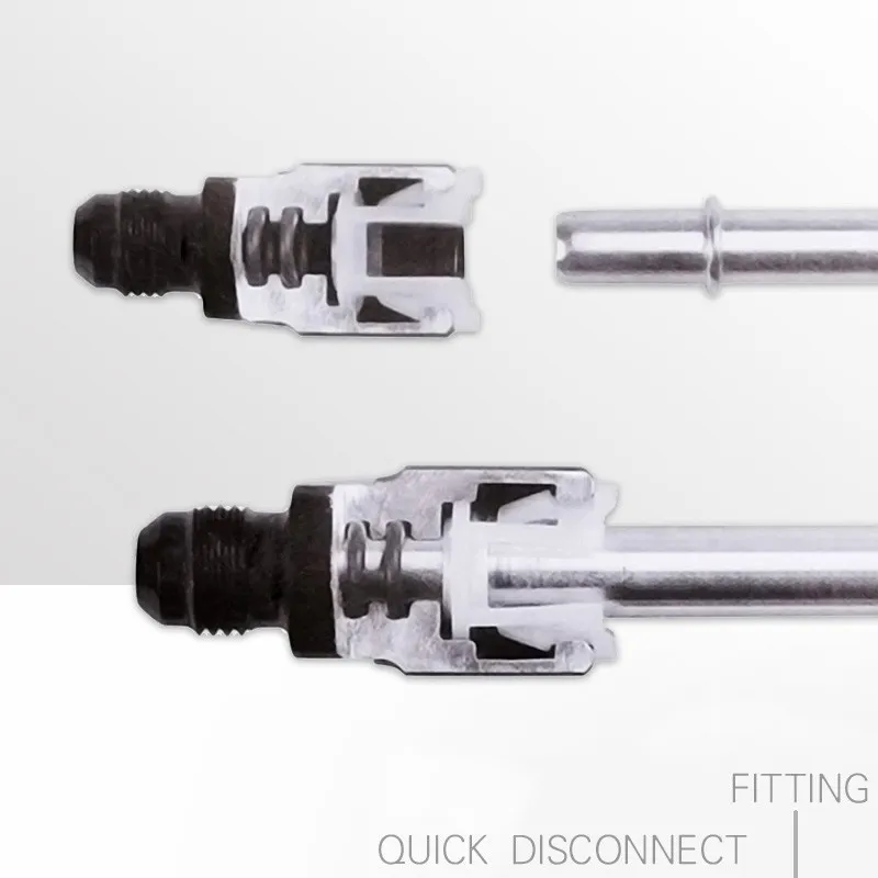 SPEEDWOW алюминиевый 3/8 &quotЖенский к AN8 мужской SAE прямой быстроразъемный нажимной EFI