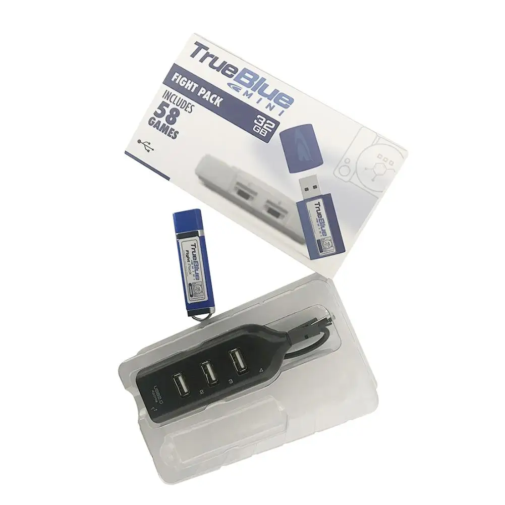 True Blue Mini Meth Pack (64 Гб) 101 игра для PlayStation Classic входит в комплект USB Hub 100% Plug And