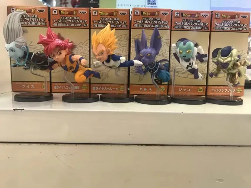 Dragon Ball Son Goku Vegeta Beerus Frieza мультяшная фигурка японского аниме милые фигурки