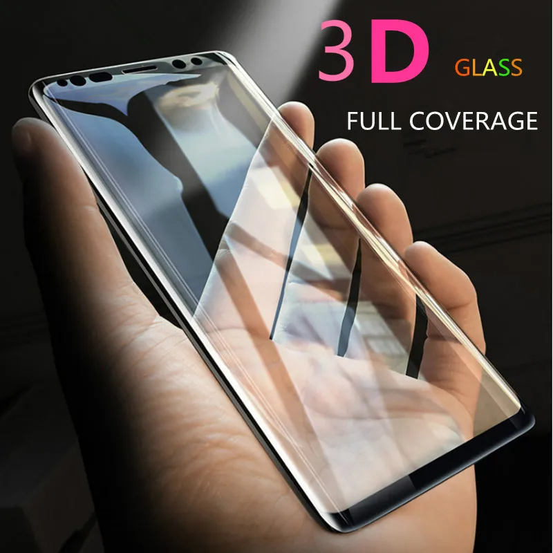 6D полное изогнутое 5D закаленное стекло для Samsung Galaxy S8 S9 Plus 3D Защитная пленка