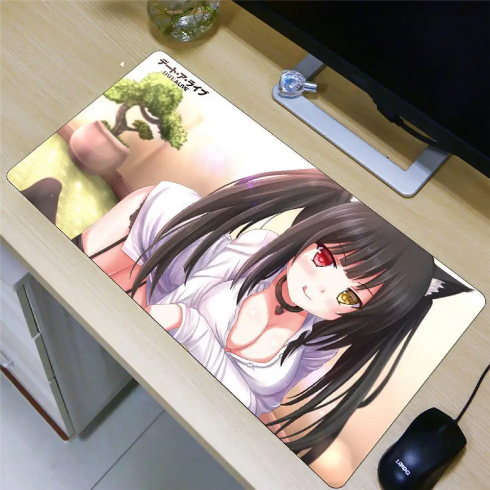 80x40 см L XL XXL Япония аниме большой коврик для мыши игровой жена подруга сестра