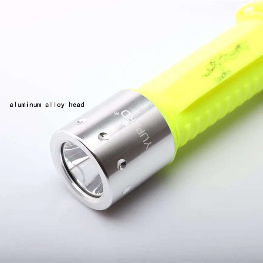 YUPARD XM L2 светодиодный водонепроницаемый подводный фонарик 3 режима T6 led 18650/AAA