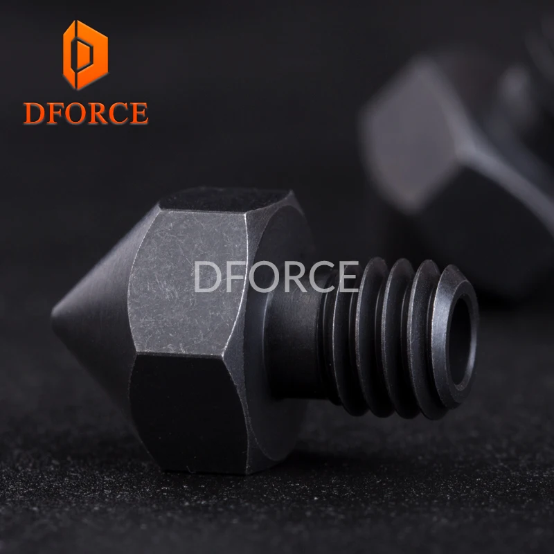 DFORCE высокотемпературная закаленная сталь ультимейкер сопла 2 85 мм/3 0 для PEI PEEK или