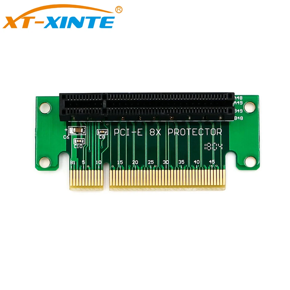 Переходная карта PCI Express 8x переходная с левым углом 90 градусов КОМПЬЮТЕРНЫЙ