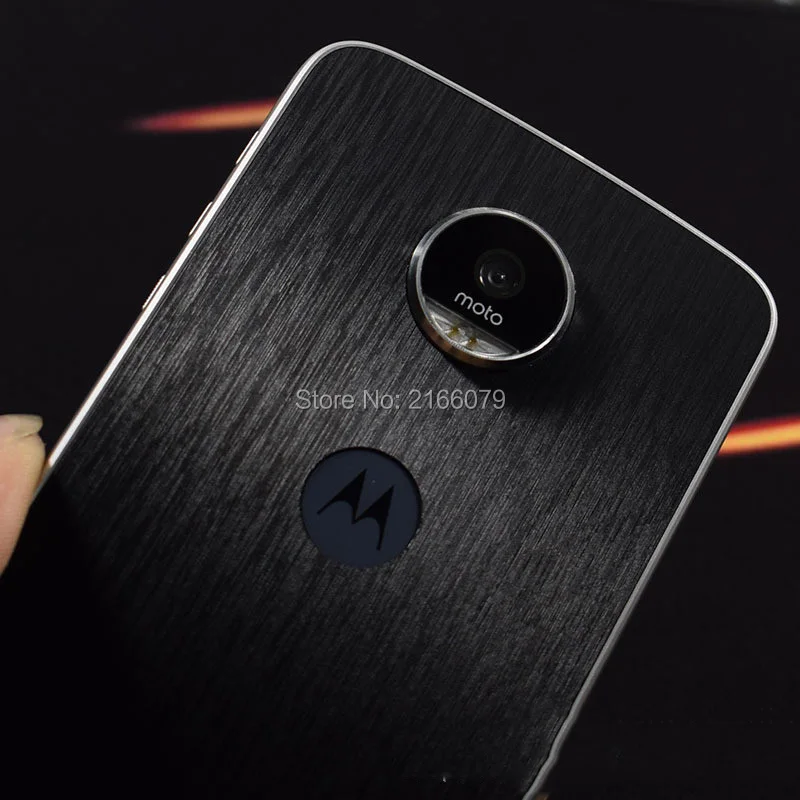 Для Motorola Moto Z/Z Play Droid полное покрытие Задняя матовая металлическая наклейка