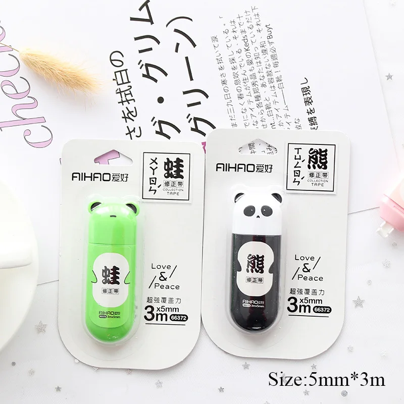 5 мм * 3 м Kawaii Panad коррекционная лента мультфильм животные школьный письменный