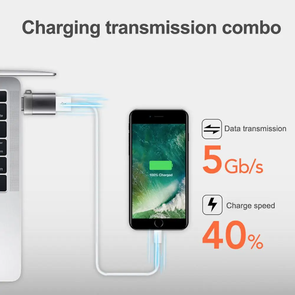 USB Type C адаптер к 3 0 OTG конвертер с быстрой зарядки синхронизации разъем для шнура