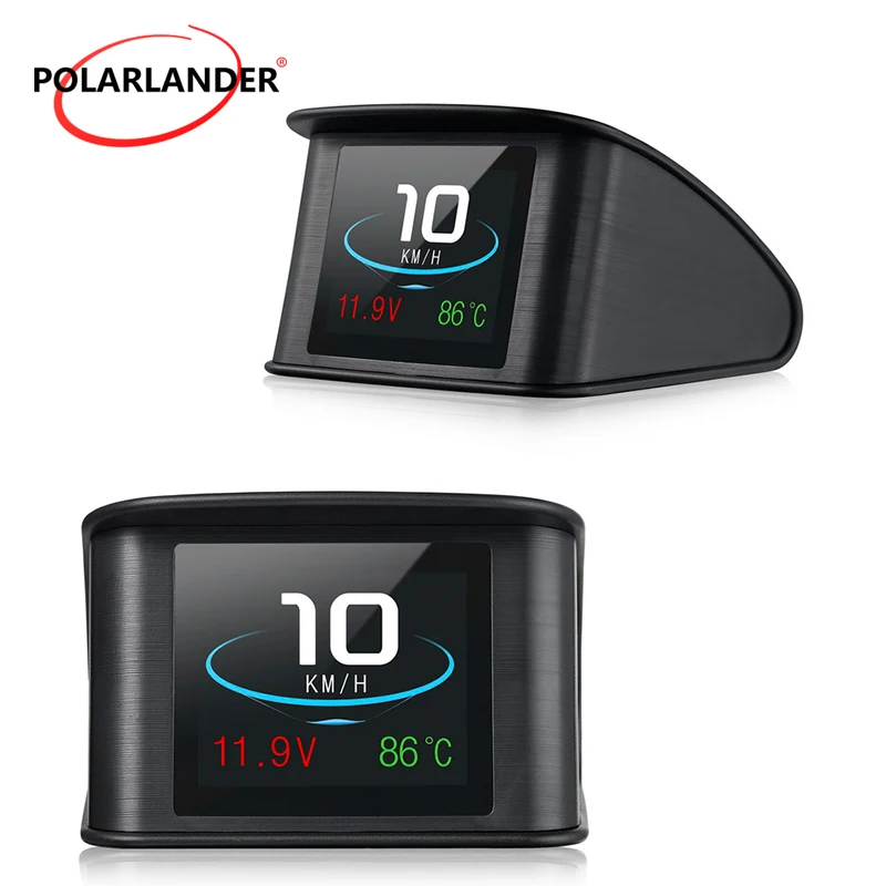 Дисплей OBD 2 HUD P10 дюйма цифровой шагомер умный компьютер диагностический
