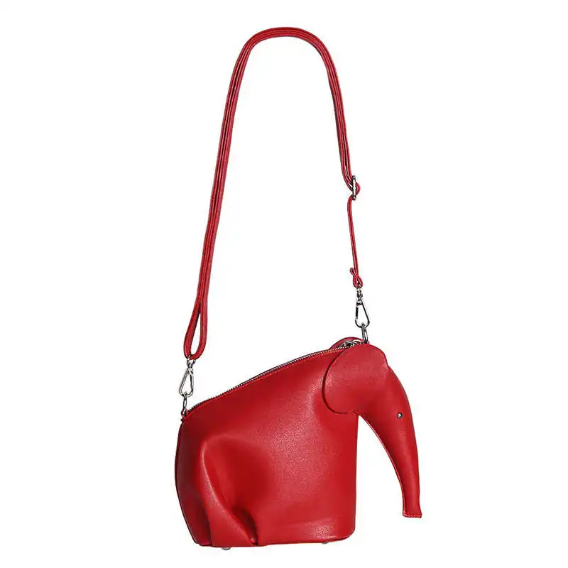 Women's Cute Candy Color Elephant Style PU Leather Mini Cross-body Bag | Багаж и сумки