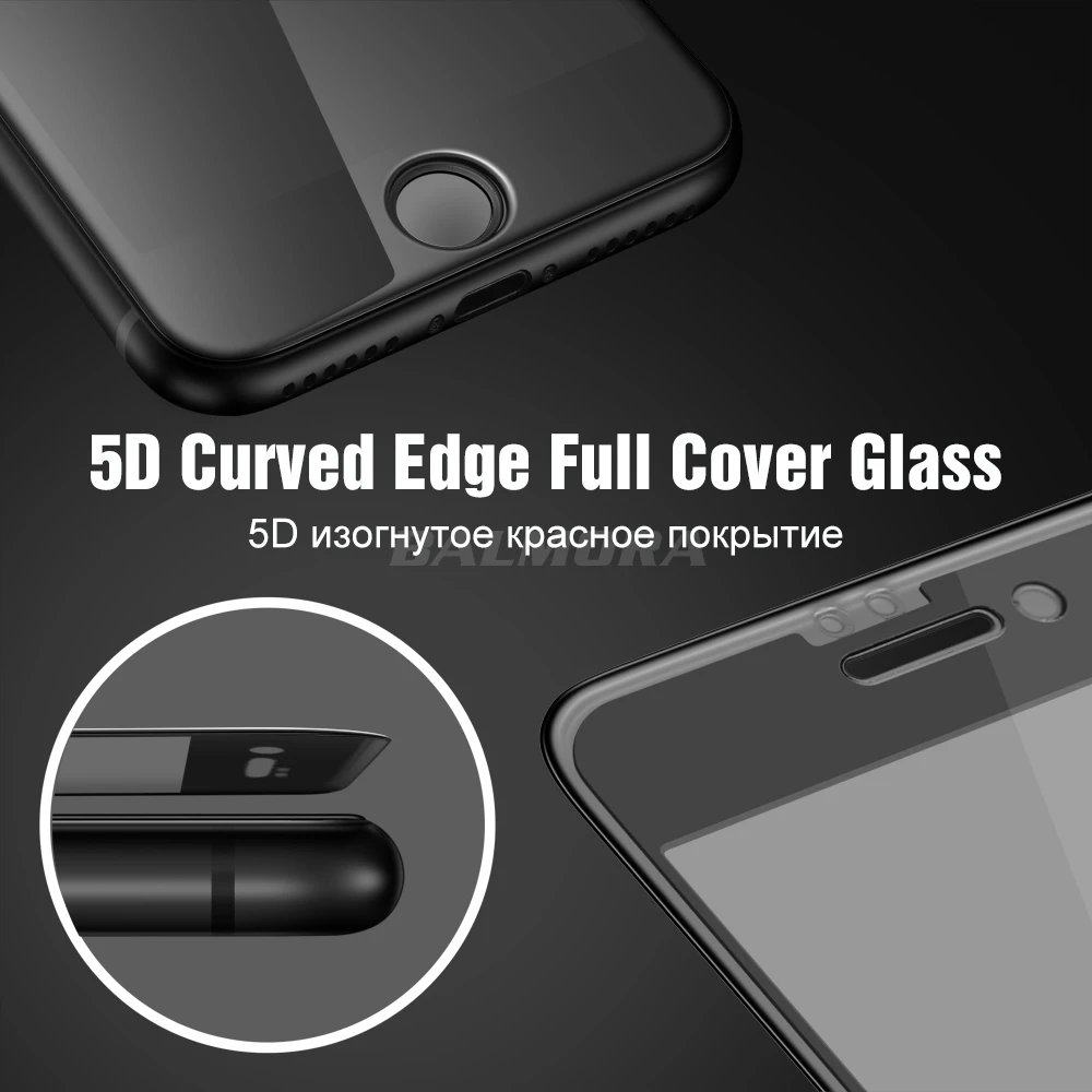 KINBOM новый 5D холодная резьба полное покрытие закаленное стекло для IPhone XS Max 7 6 S 8