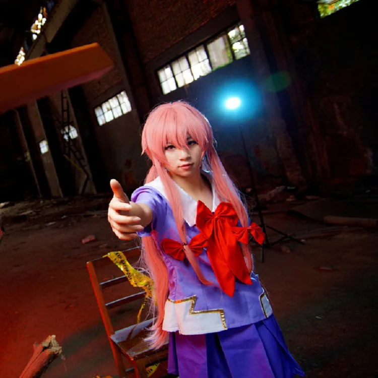 2019 Новое поступление Женский Хэллоуин Аниме дневник будущего 2nd Mirai Nikki Yuno гасай