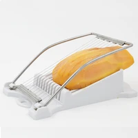 new banana egg stainless steel slicer ham cutter fruitvegetable slicer kitchen tools huevas frutas slicers de acero inoxidable