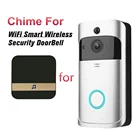 Умный Wi-Fi видеозвонок с камерой, визуальный домофон с громкоговорителем, низкое энергопотребление, беспроводной дверной звонок, домашняя камера видеонаблюдения