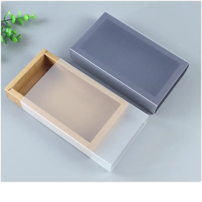 10pcs DIY Kraft Folding Drawer Paper Box Gift For Wedding Xmas Favors Birthday Party Candy Handmade Packing | Дом и сад