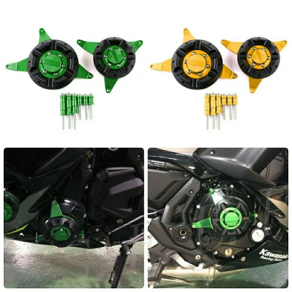

Motorcycle CNC Aluminum Engine Protective Cover Set For Kawasaki Z650 Ninja 650 2017-2018-2019-2020