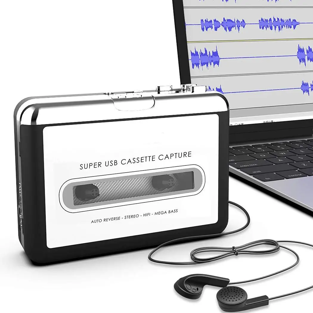 Портативный MP3 кассетник к usb лента PC супер музыкальный плеер аудио конвертер