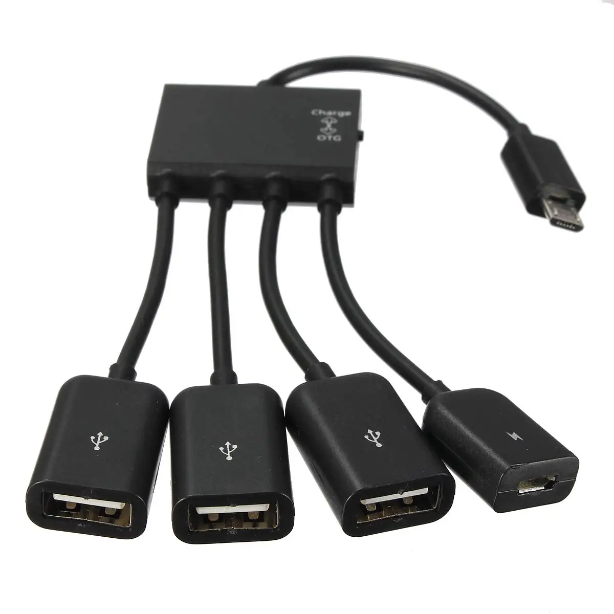 S SKYEE4 порты Micro USB зарядка OTG хаб хост адаптер сплиттер кабель для Samsung Galaxy смартфон