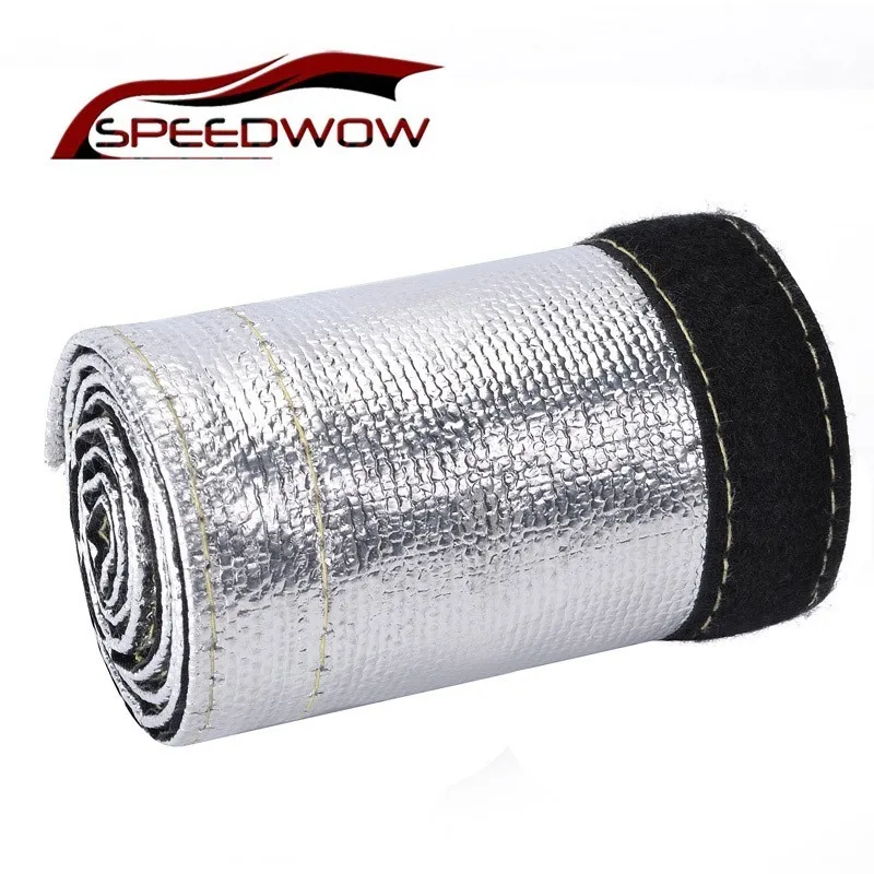 

SPEEDWOW 2 см 2,5 см 3 см стекловолокно металлический тепловой щит Теплоизоляционный рукав провод шланг крышка кожух автомобильные аксессуары се...