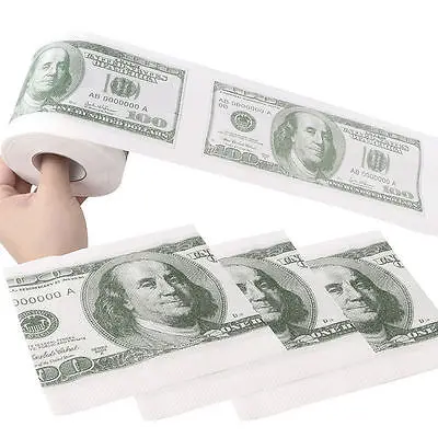 US Money мягкое полотенце для туалетной бумаги рулон ванной денег одежда очистки |