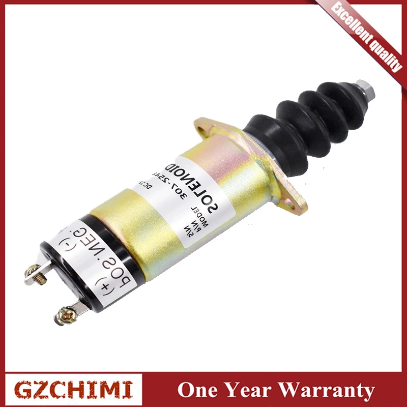 1502-12D6U2B2S2A Engine Stop Shutdown Solenoid Valve for WOODWARD 307-2546-12V 150212D6U2B2S2A | Автомобили и мотоциклы