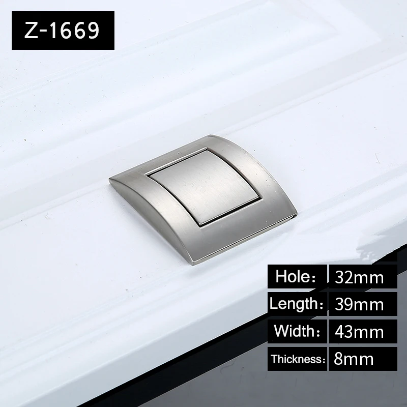 1 шт. скрытые дверные ручки из цинкового сплава|Ручки шкафа| |