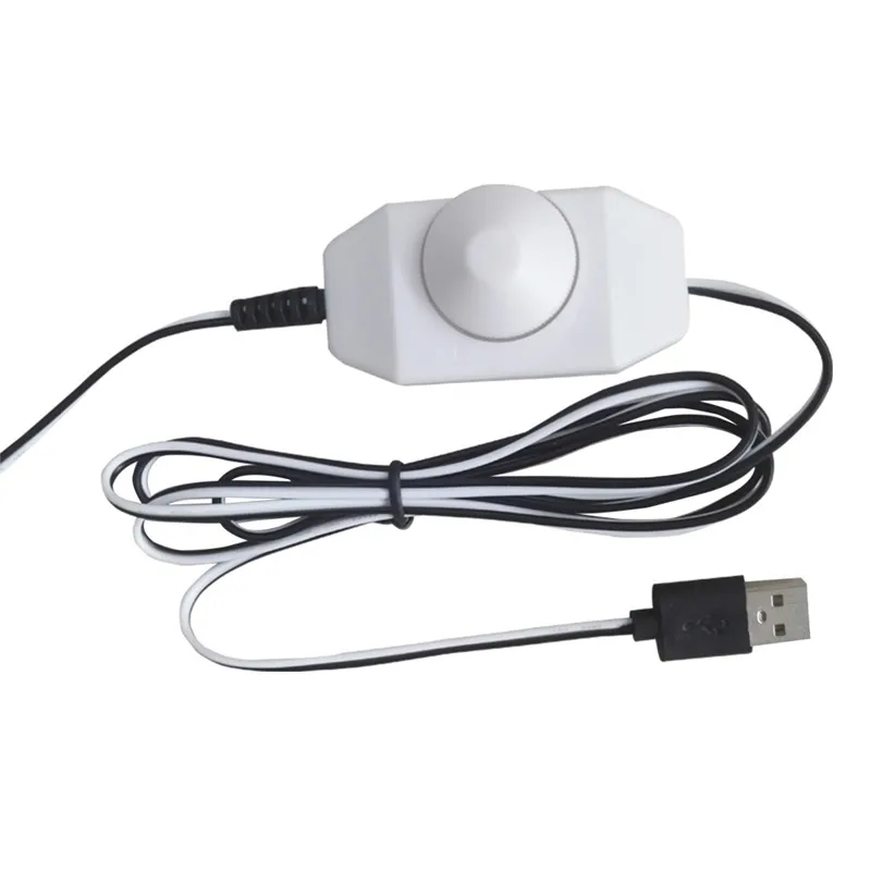 CLAITE 6W светодиодный поворотный рычаг настольная лампа USB Регулируемая Гибкая Рука