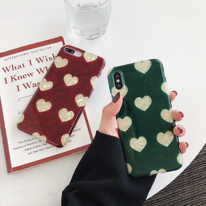 XINDIMAN Love patterned silicone case for iphone 7 8 Phone Case For iPhone X XR XMax fundas TPU Cover 6 6S Plus Capa |