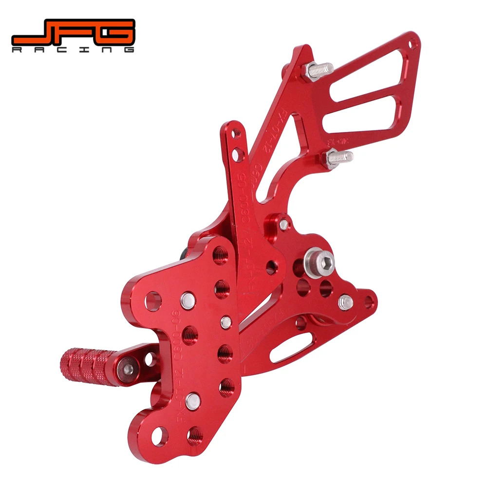 Мотоцикл с ЧПУ Регулируемые подножки педали для автомобиля Rest Rearset HONDA CBR1000RR 2004 2007