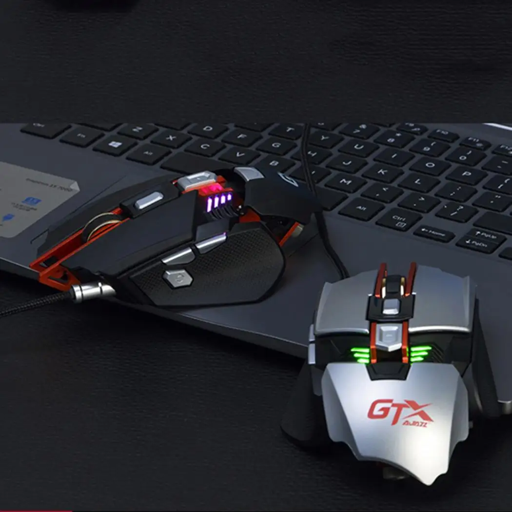 Игровой 7 программируемых кнопок USB проводной ПК компьютер и т. д. Клавиши Мыши