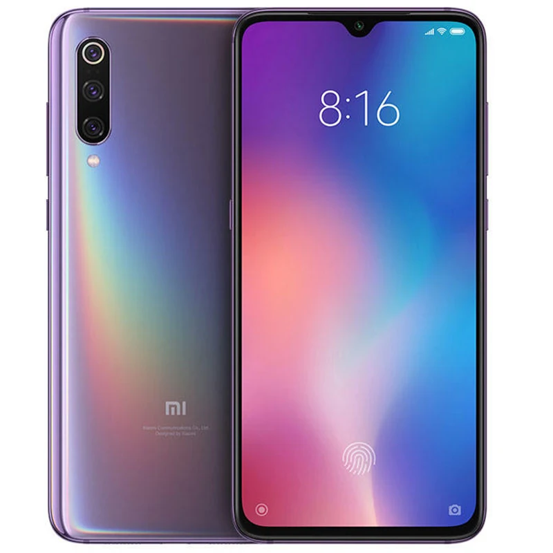 Xiaomi mi 9 6GB 128GB смартфон 20W с беспроводной зарядкой AMOLED экран Восьмиядерный 48MP + 16MP 12MP