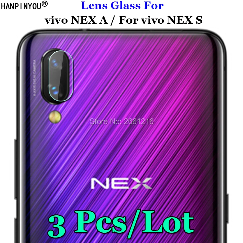 3 шт./лот для vivo NEX A / S 6 59 дюйма сверхпрозрачное мягкое закаленное стекло задняя
