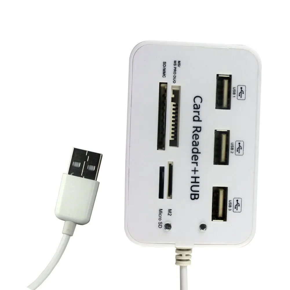 Высокое качество USB комбо Многофункциональный 3 порта 2 0 концентратор Micro SD