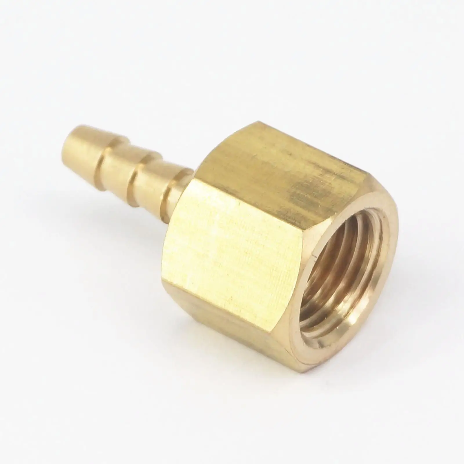 1/4 &quotNPT Female x 3/16&quot шланг Колючая Хвостовая латунная топливная арматура