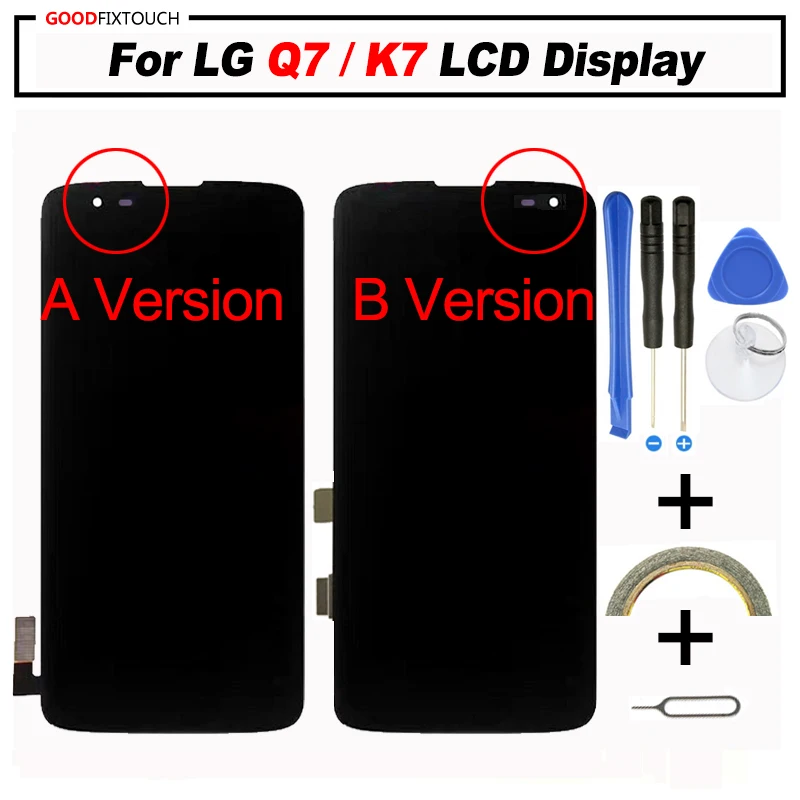 ЖК дисплей 5 &quotдля LG K7 Q7 сенсорный экран в сборе замена экрана X210 X210DS MS330 KS330 LS675