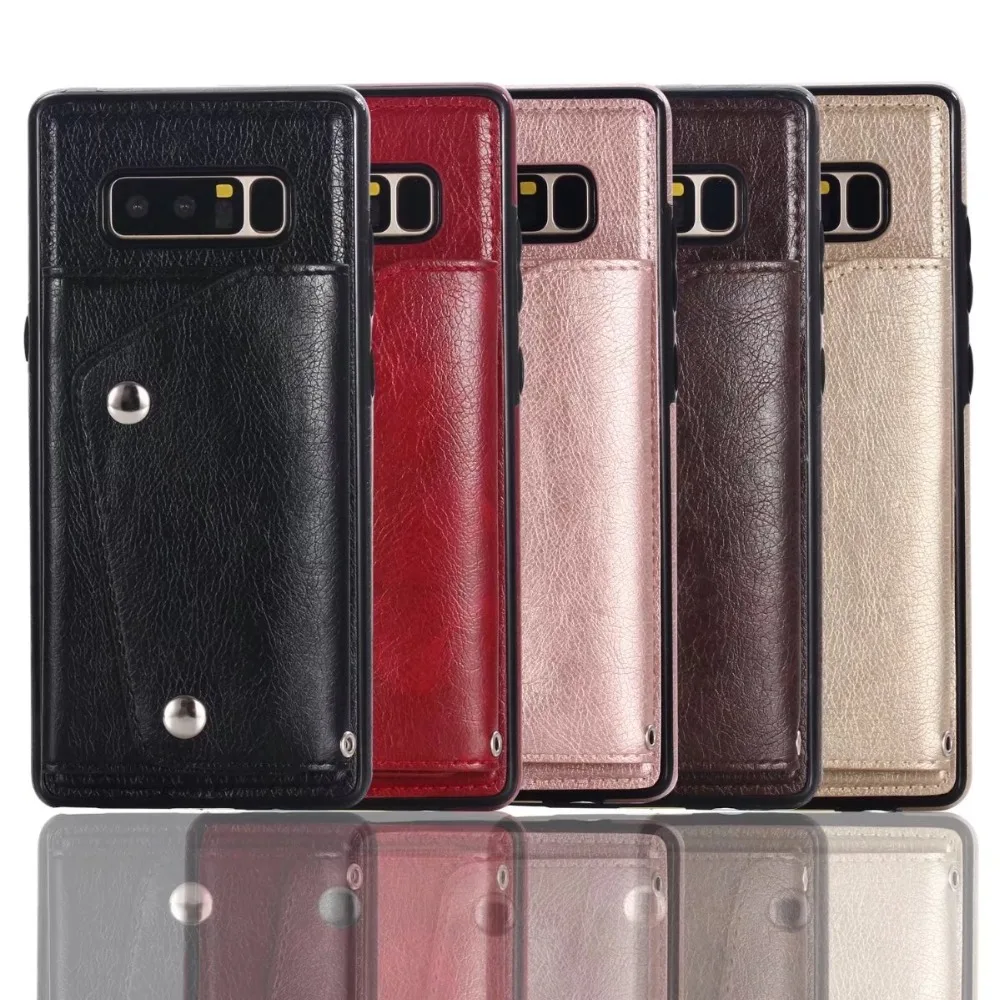KISSCASE в стиле ретро из искусственной кожи чехол для samsung Galaxy S9 S8 S7 edge Note 9 8 держатель
