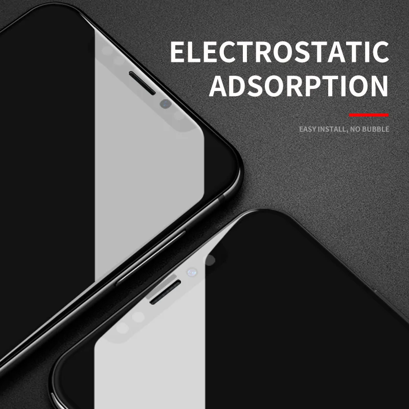 

iHaitun 6D Glass For iPhone XS MAX XR X Glass Cold Carving Curved Tempered Glass For iPhone X 10 7 8 Plus Screen Protector Film