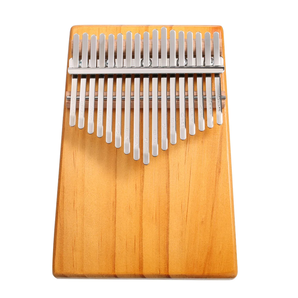17 клавиш Mbira Карманный музыкальный инструмент Пальчиковое пианино Kalimba
