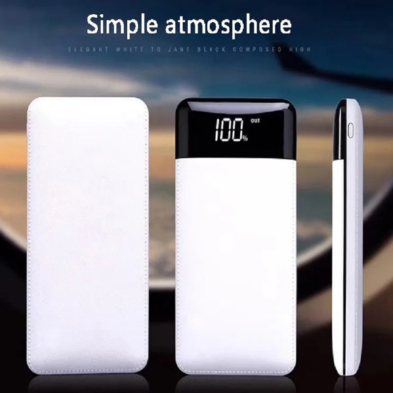 20000 mAh Мощность банк Дисплей ЖК дисплей портативное зарядное устройство с