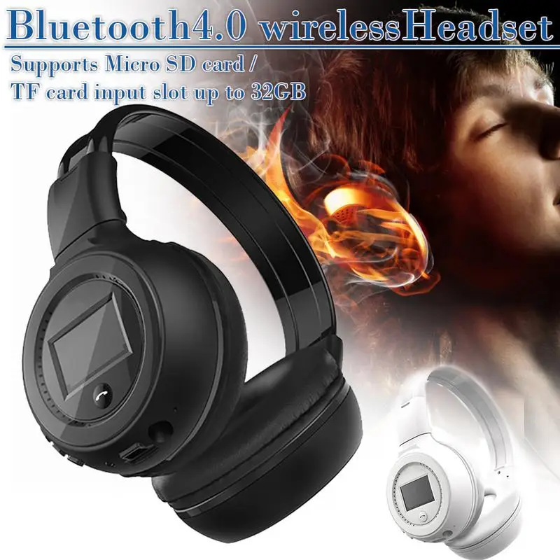 B570 Bluetooth гарнитура SD/TF FM радио со вставкой Универсальный Беспроводной гарнитуры 4