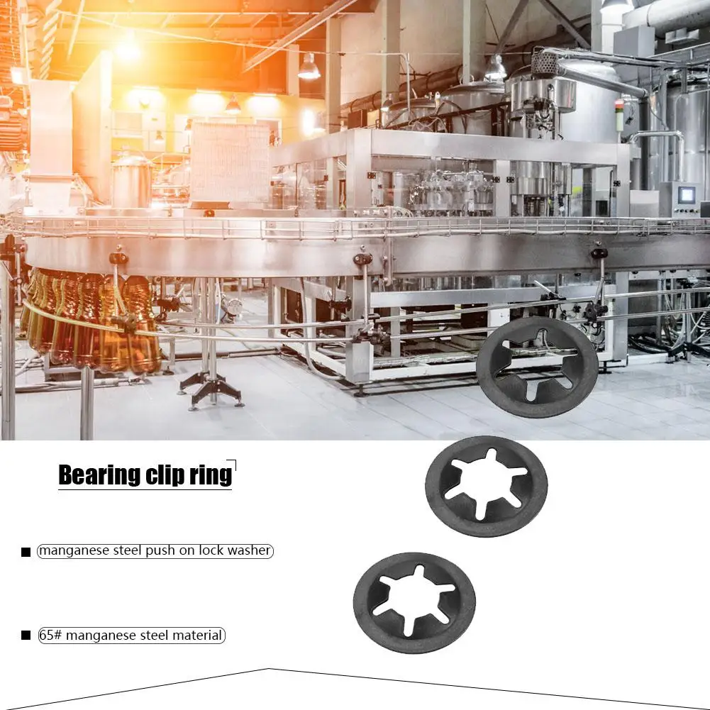 100 шт. марганцевая сталь нажимная шайба удерживающий замок комплект шайб оптовая