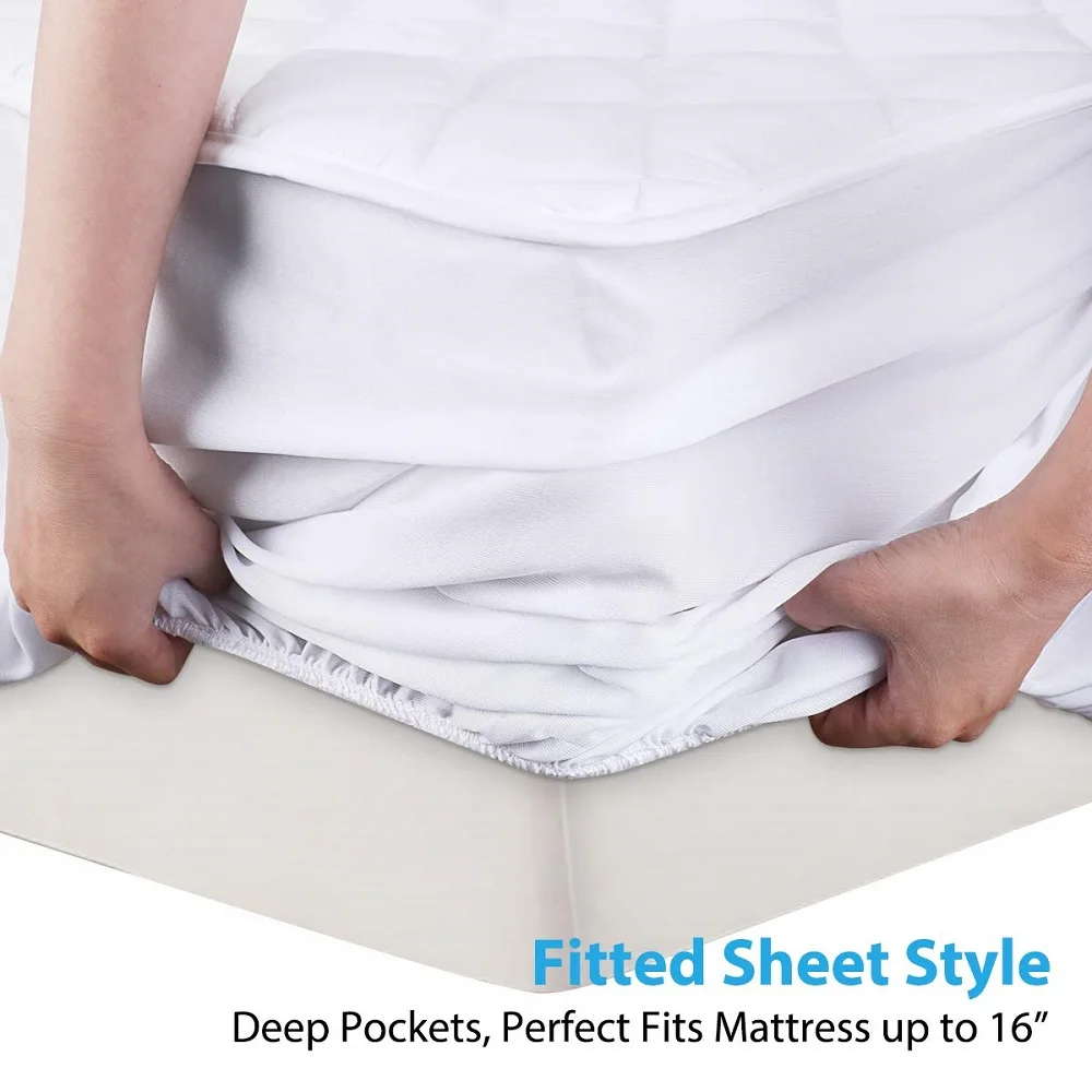Warmtex защитный матрас 160x200 водонепроницаемый защитный чехол для кровати стеганый матрас гипоаллергенный чехол для кровати машинная стирка