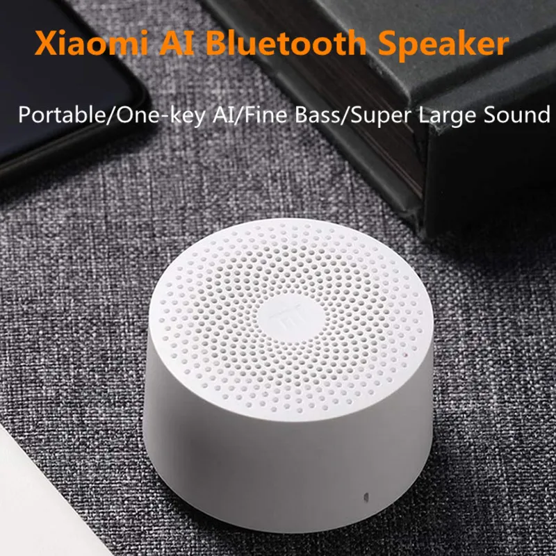 Оригинальный Xiaomi AI Портативный беспроводной Bluetooth колонка 4 2 handfree мини-динамик