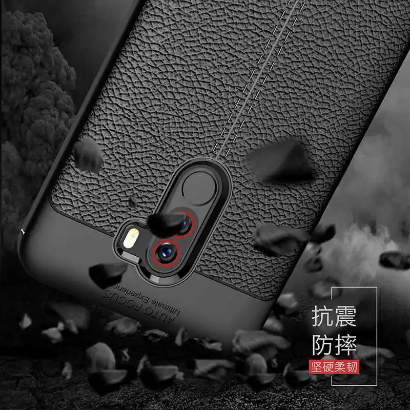 Mokoemi Модный чехол с узором Личи Ударопрочный Мягкий 6 18 &quotдля Xiaomi Pocophone F1 для