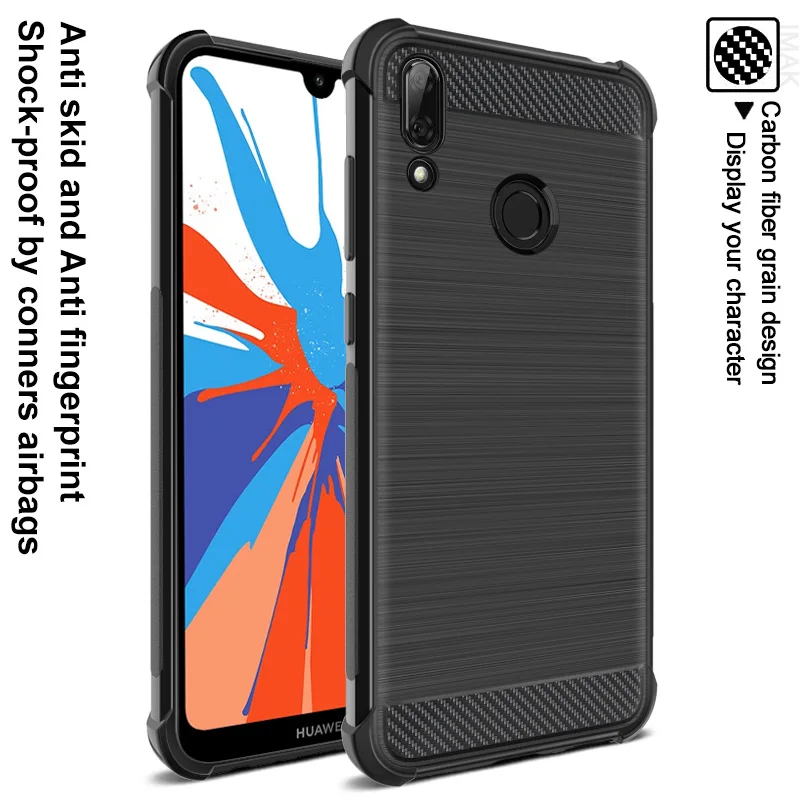 Чехол с подушкой безопасности для Huawei Y7 2019 Prime Мягкий ТПУ силиконовый чехол