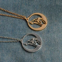 hot round small circle full moon werewolf shape necklaces men jewelry gifts for women necklace clothes accessories