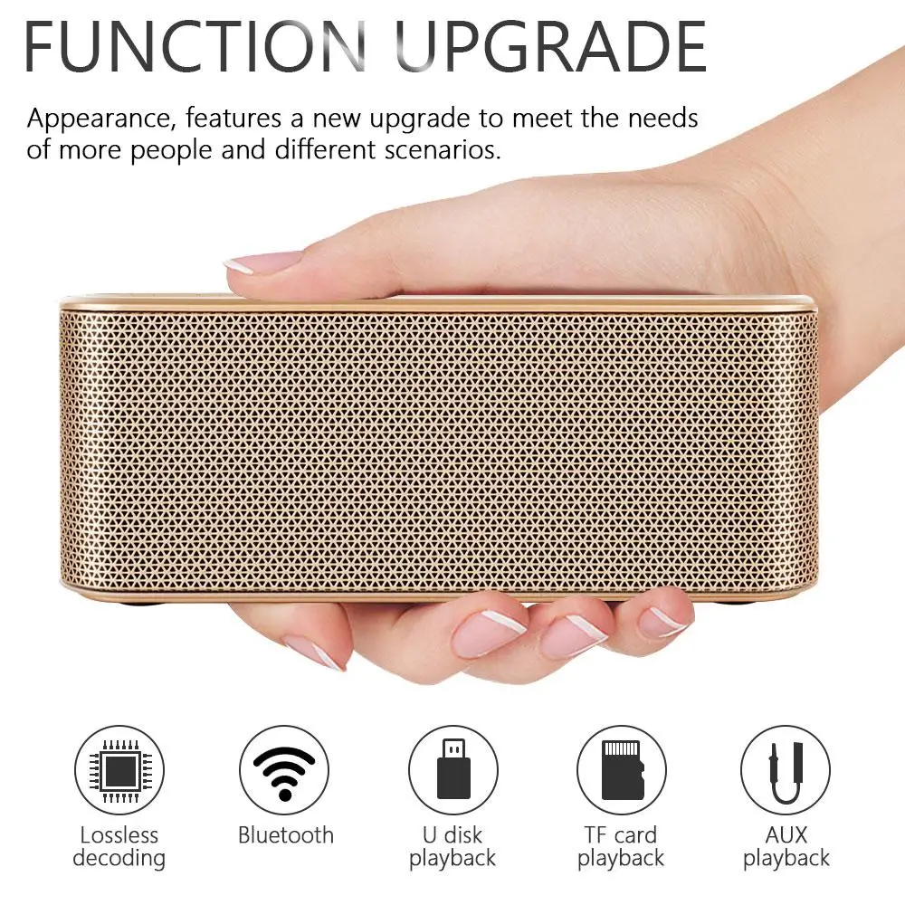 Многофункциональный беспроводной Bluetooth динамик тяжелый Сабвуфер Звук