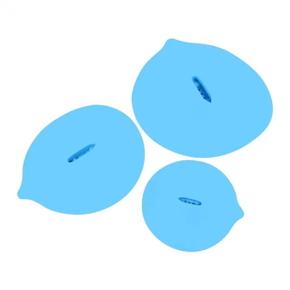 Силиконовая крышка 3 шт./компл. пробка для кастрюли герметичная сковорода