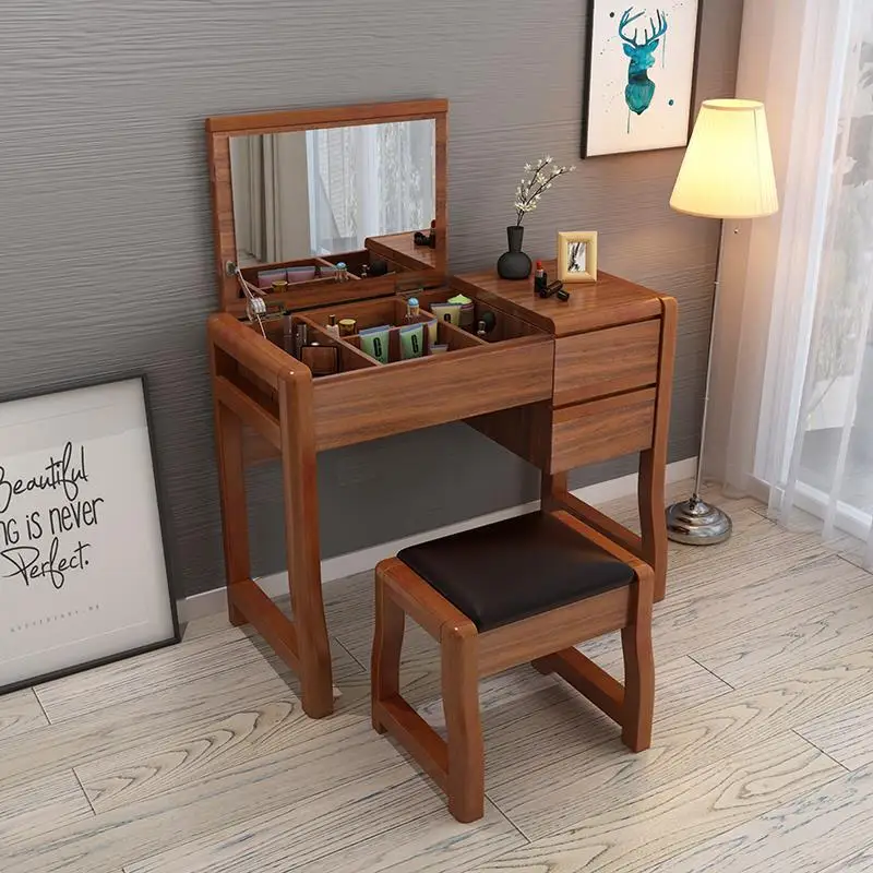 Dresuar Penteadeira De Maquiagem Coiffeuse Avec Miroir винтажный Ретро деревянный корейский кварто