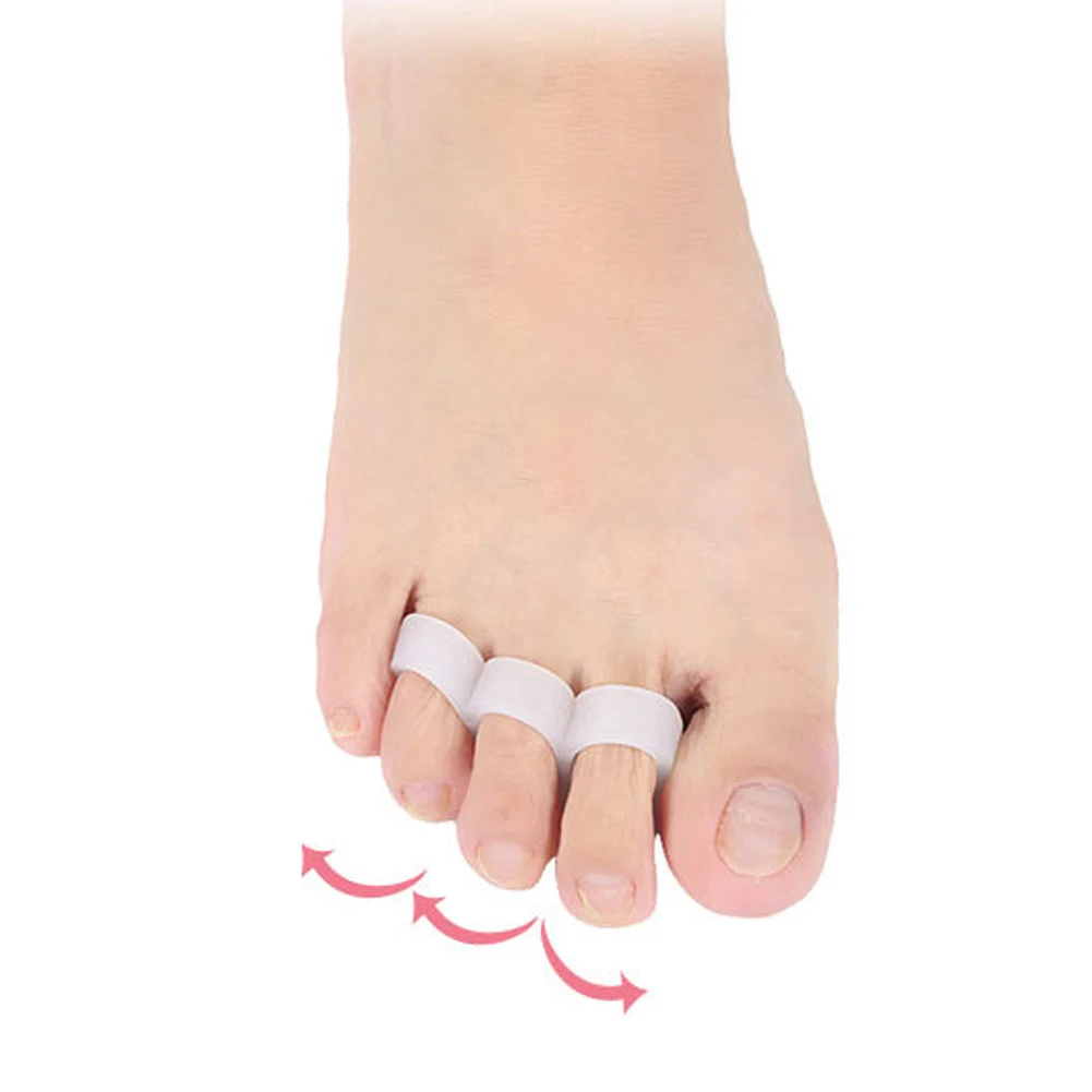 1 пара мягкой обуви защиты комплект коготь молоток ног гелевые колодки