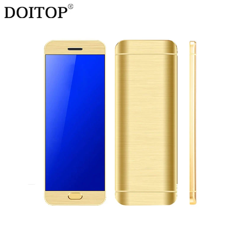 DOITOP роскошный Ультратонкий сенсорный экран MP3 MP4 музыкальный плеер смартфон с